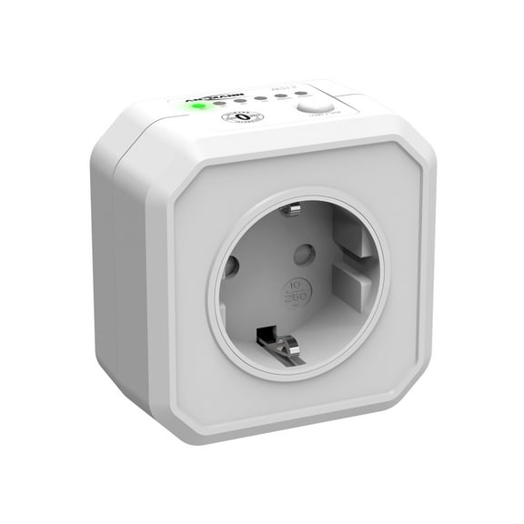 Ansmann Programmable AES1 Socket - Energy Saving Timer Socket with Countdown - Adjustable Socke