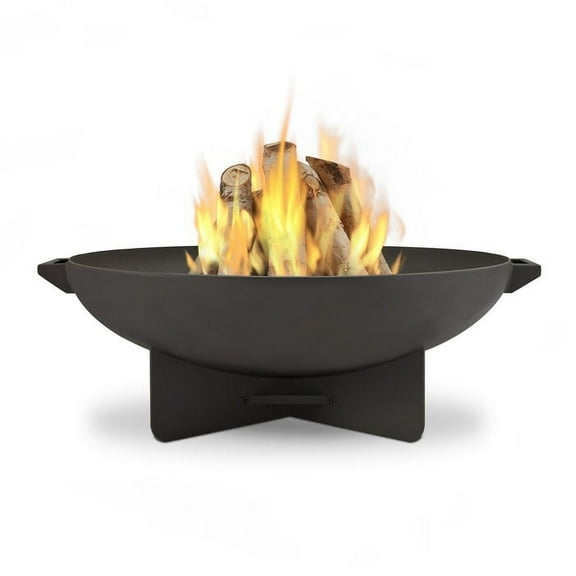 Anson Fire Bowl in Gray by Real Flame