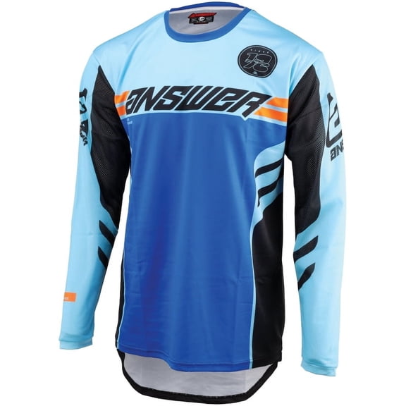 Answer 25 Arkon Nitrus Jersey Blue/Black/Hyper Orange - XL