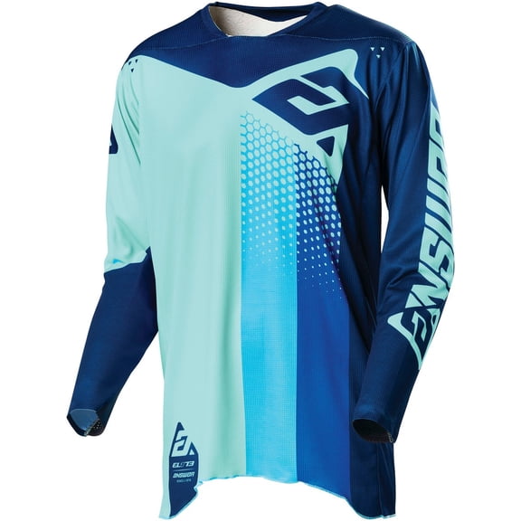 Answer A21 Elite Pace Mens MX Offroad Jersey Seafoam/Midnight/Reflex LG