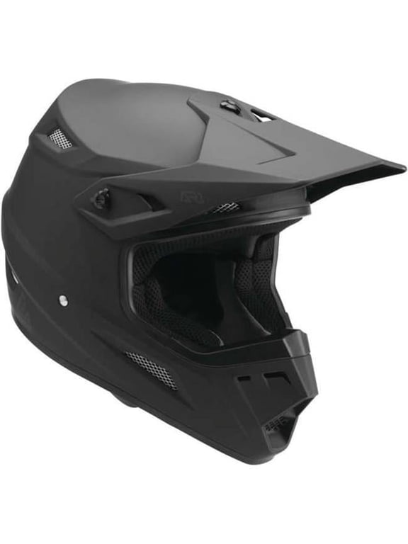 A22 AR1 Solid Youth Helmet (Medium, Matte Black)