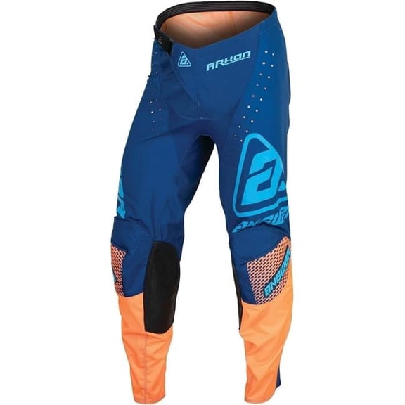Answer A23.5 Arkon Boost Mens MX Offroad Pants Navy/Hyper Orange 40 USA
