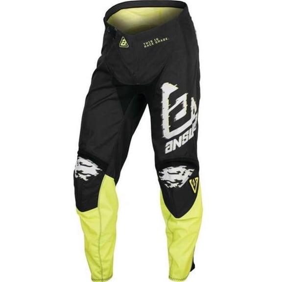 Answer A23.5 Syncron Meltdown Youth MX Offroad Pants Gray/Hyper Acid 26 USA