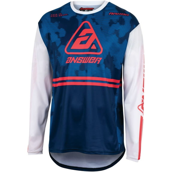 Answer A23 Arkon Trials Mens MX Offroad Jersey Blue/White/Red MD