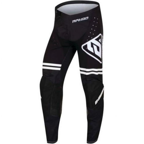 Answer A23 Arkon Trials Mens MX Offroad Pants Black/White/Gray 34 USA