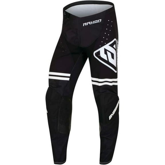 Answer A23 Arkon Trials Mens MX Offroad Pants Black/White/Gray 36 USA
