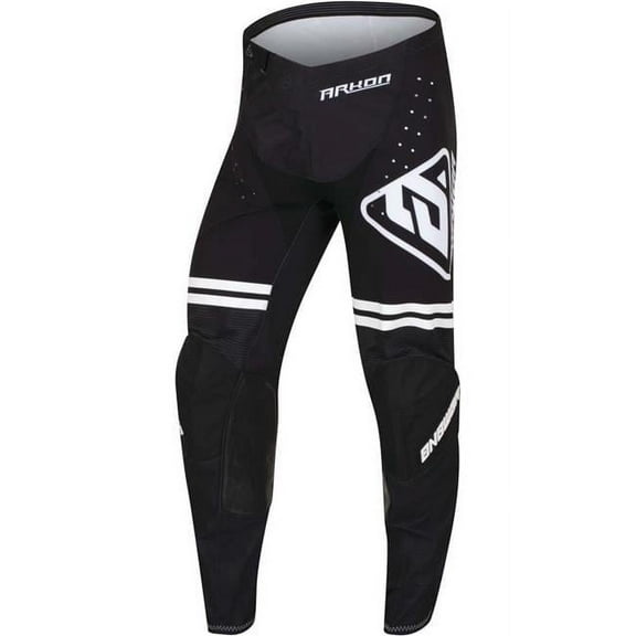 Answer A23 Arkon Trials Mens MX Offroad Pants Black/White/Gray 40 USA