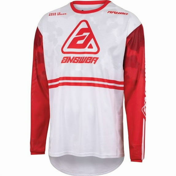 Answer A23 Arkon Trials Youth MX Offroad Jersey Red/White XL