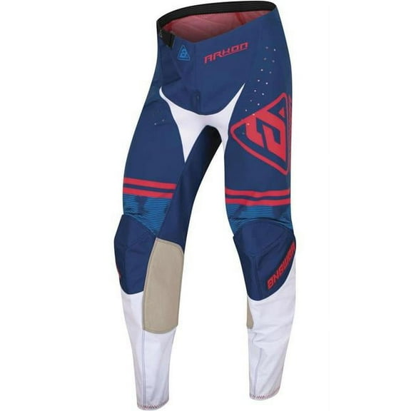 Answer A23 Arkon Trials Youth MX Offroad Pants Blue/White/Red 26 USA