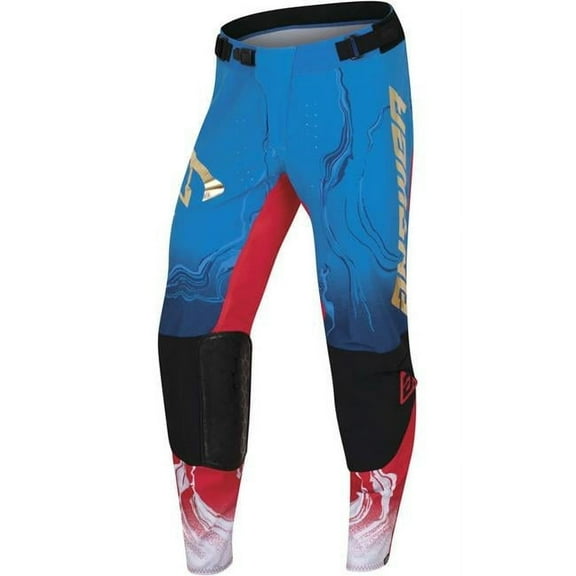 Answer A23 Elite Fusion Mens MX Offroad Pants Red/White/Blue 28 USA