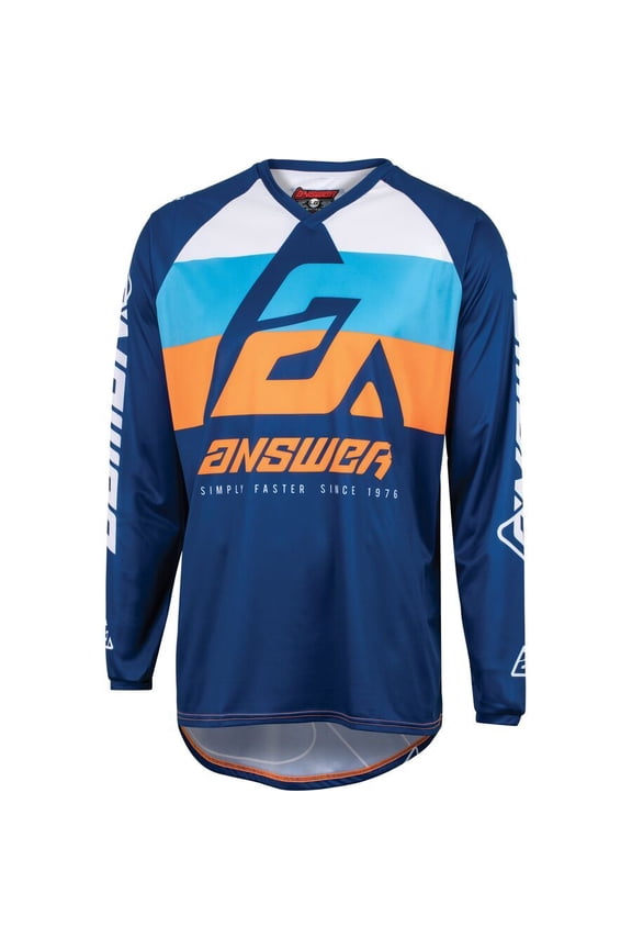 A23 Syncron CC Mens MX Offroad Jersey Blue/Orange XXL