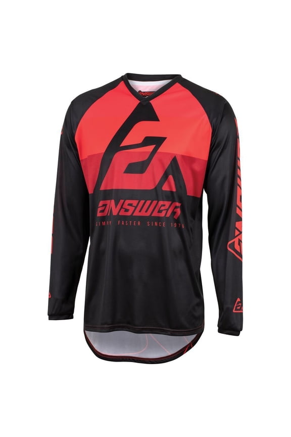 A23 Syncron CC Mens MX Offroad Jersey Red/Black MD