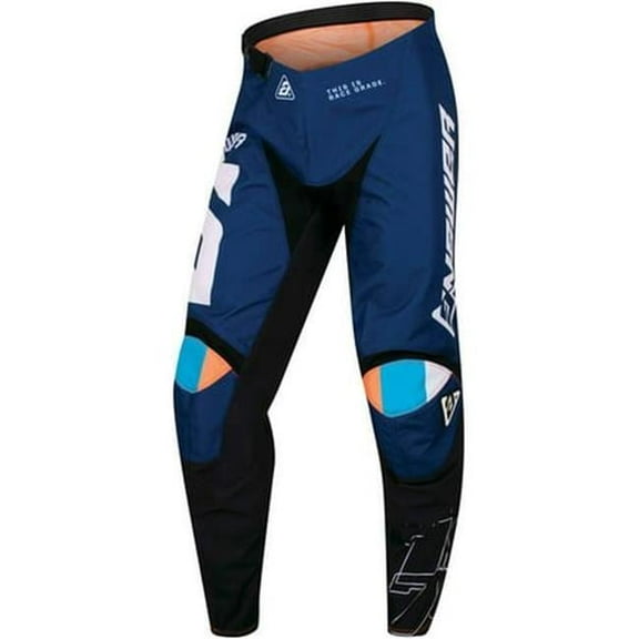 Answer A23 Syncron CC Mens MX Offroad Pants Blue/Orange 42 USA