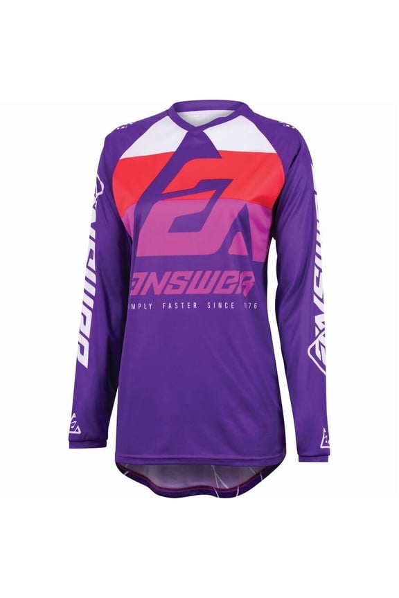 A23 Syncron CC Womens MX Offroad Jersey Purple/Red LG