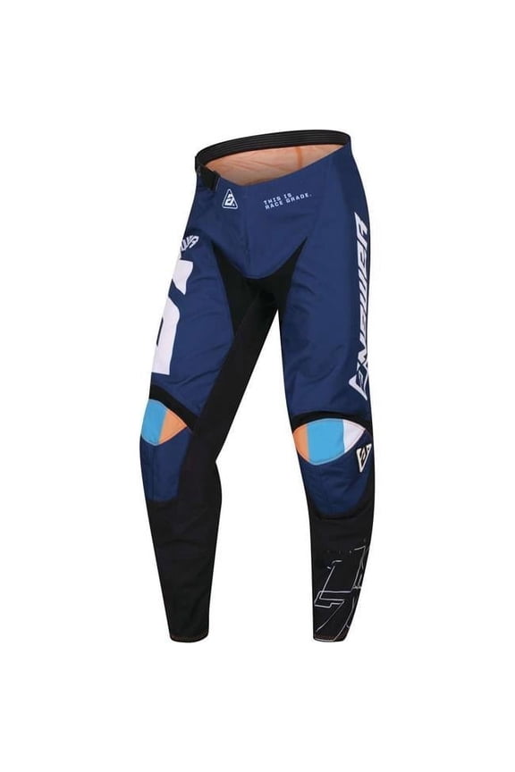 A23 Syncron CC Youth MX Offroad Pants Blue/Orange 16 USA