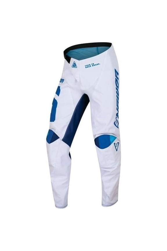 447517 A23 Syncron CC Youth MX Offroad Pants, Blue & White - Size 18