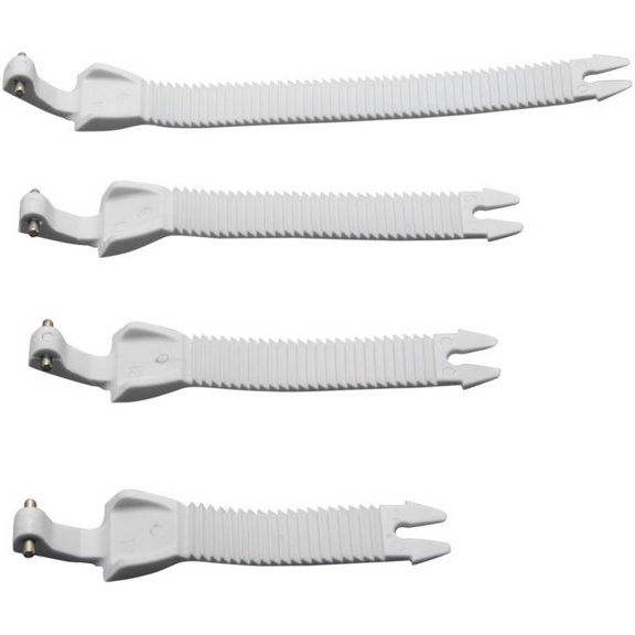Answer AR1 Youth Boot Strap Kit - White for Powersports Applications