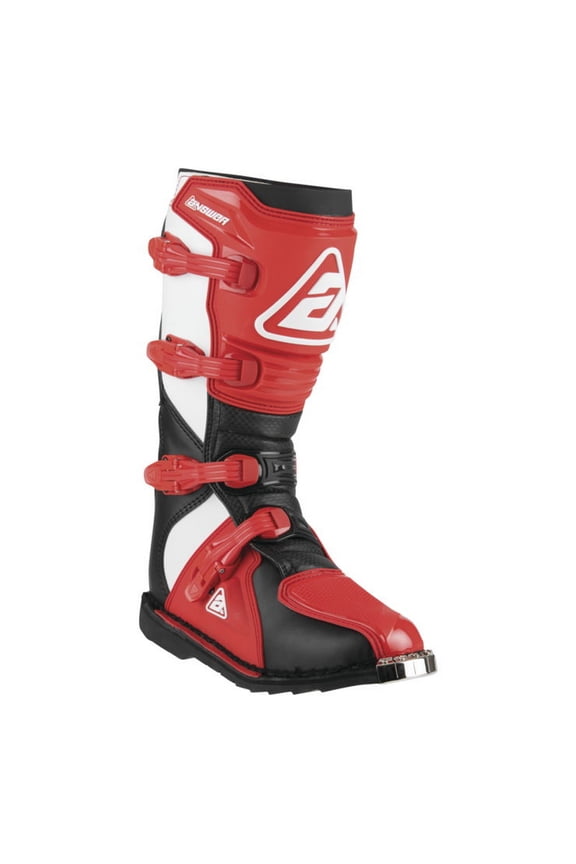 AR1 Mens MX Offroad Boots Black/Red/White 13 USA