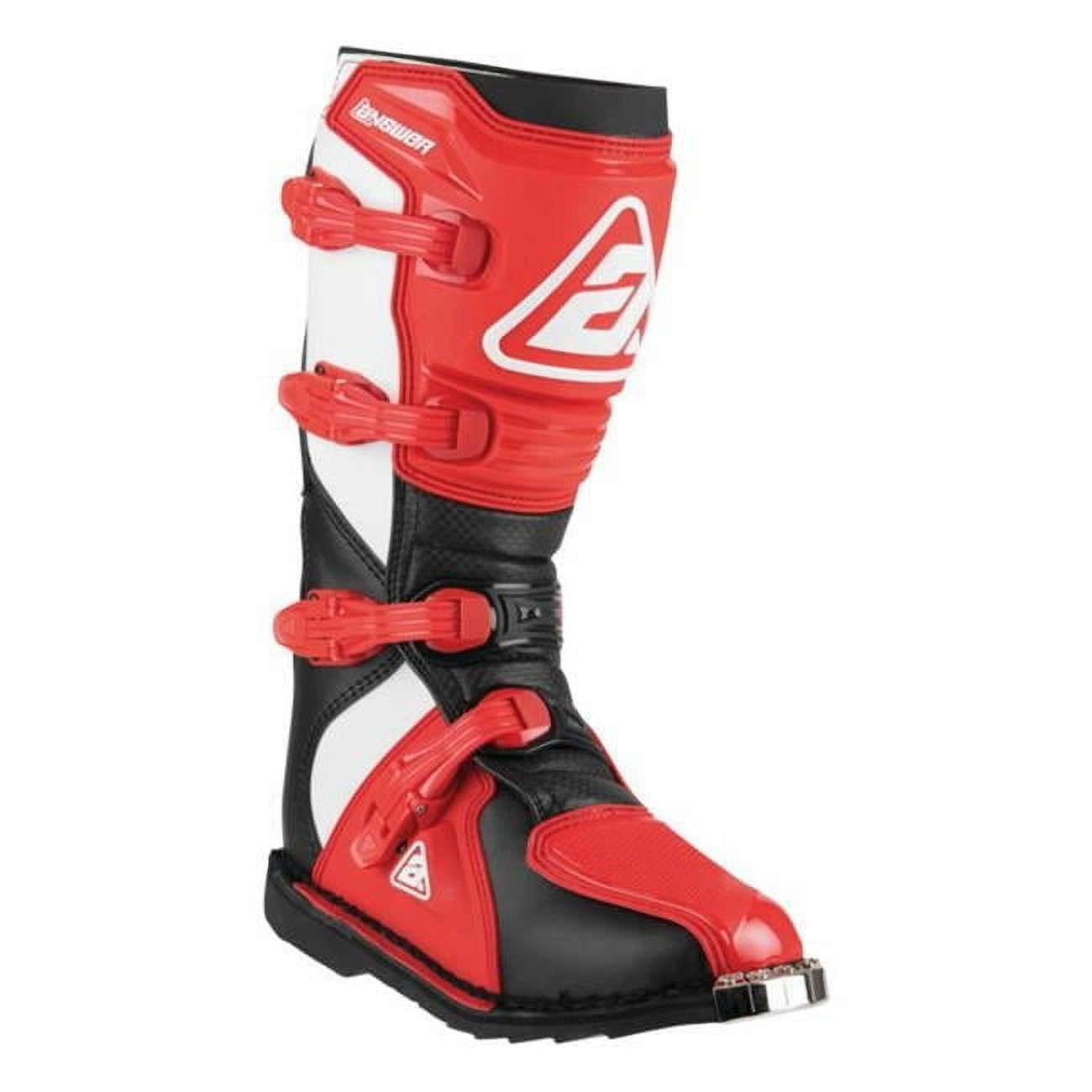 Answer AR1 Mens MX Offroad Boots Black/Red/White 8 USA - Walmart.com