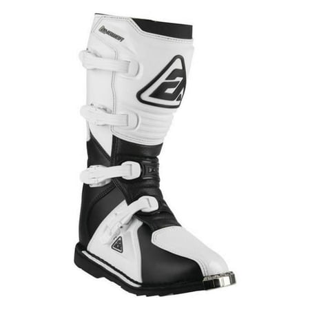 Answer AR1 Mens MX Offroad Boots Black/White 14 USA
