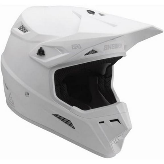 Answer AR1 Solid Youth Helmet (Medium, Matte White)