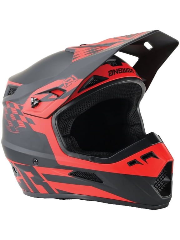 AR1 Sweep Helmet Black/Red - Large
