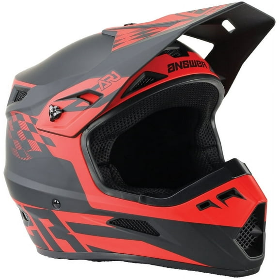 Answer AR1 Sweep Helmet Black/Red - Medium