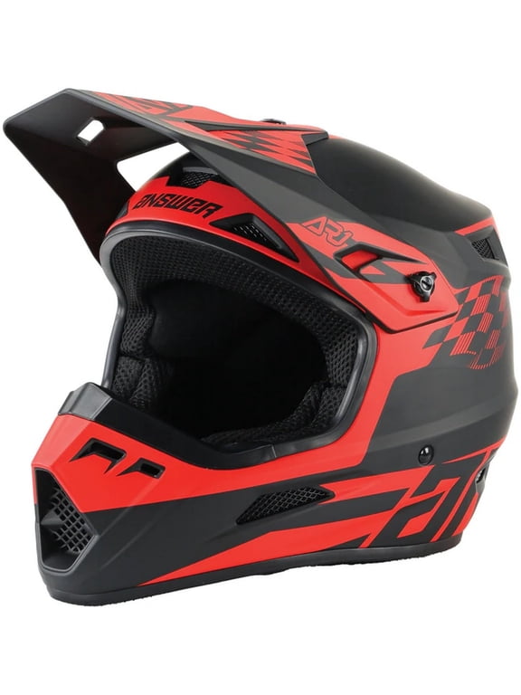 AR1 Sweep Helmet Black/Red - XL