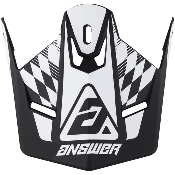 Answer AR1 Sweep Visor Black/White