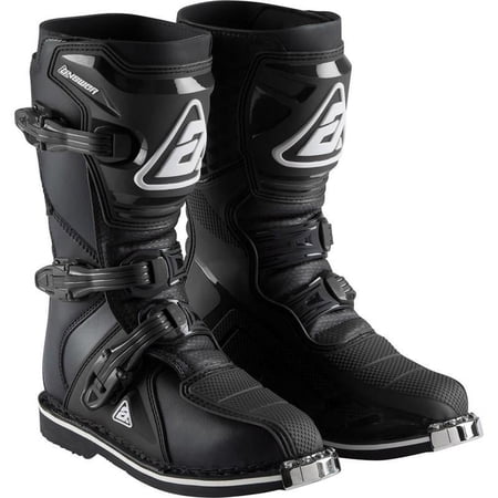 Answer Racing Answer AR1 Youth Boots (3, White/Black)
