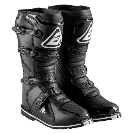 Answer Racing Answer AR1 Youth Boots (5, White/Black)