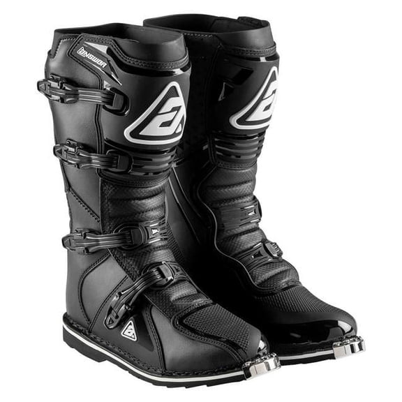 Answer AR1 Youth Boots (5, White/Black)