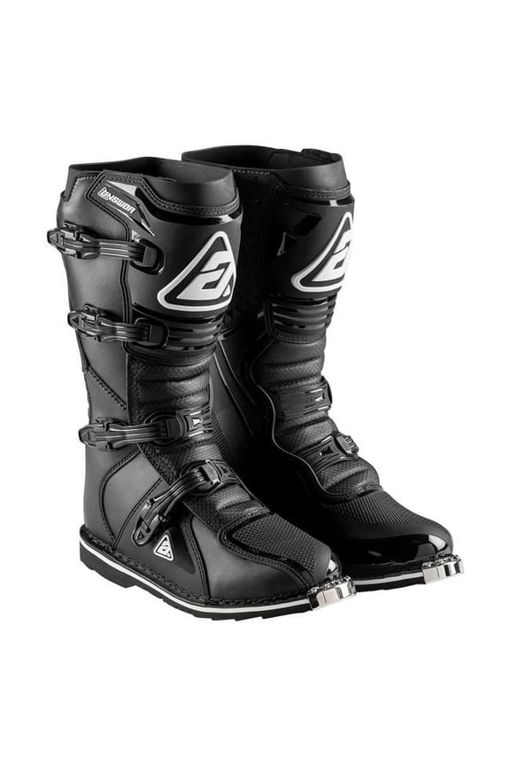 Answer AR1 Youth Boots (5, White/Black)