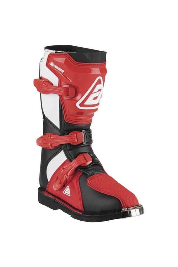 AR1 Youth MX Offroad Boots Black/Red/White 2 USA