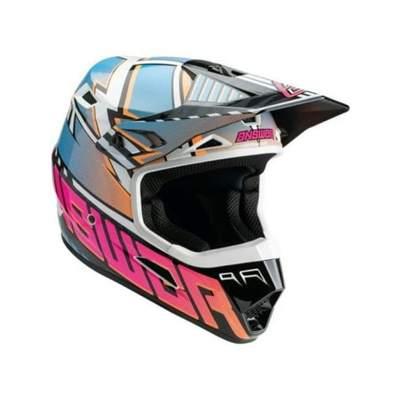 Answer AR3 Rapid Helmet Blue/Orange/Rhodamine Youth - Small