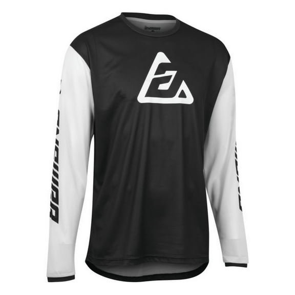 Answer Arkon Bold A22 Mens MX Offroad Jersey Black/White XL