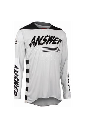Elite Redzone A22 Mens MX Offroad Jersey Ghost/Black MD
