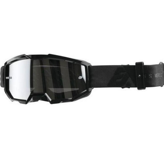 Answer Racing Apex 3 Goggles Black Mirrored Lens MX Off-road ATV UTV BMX MTB Adult Size