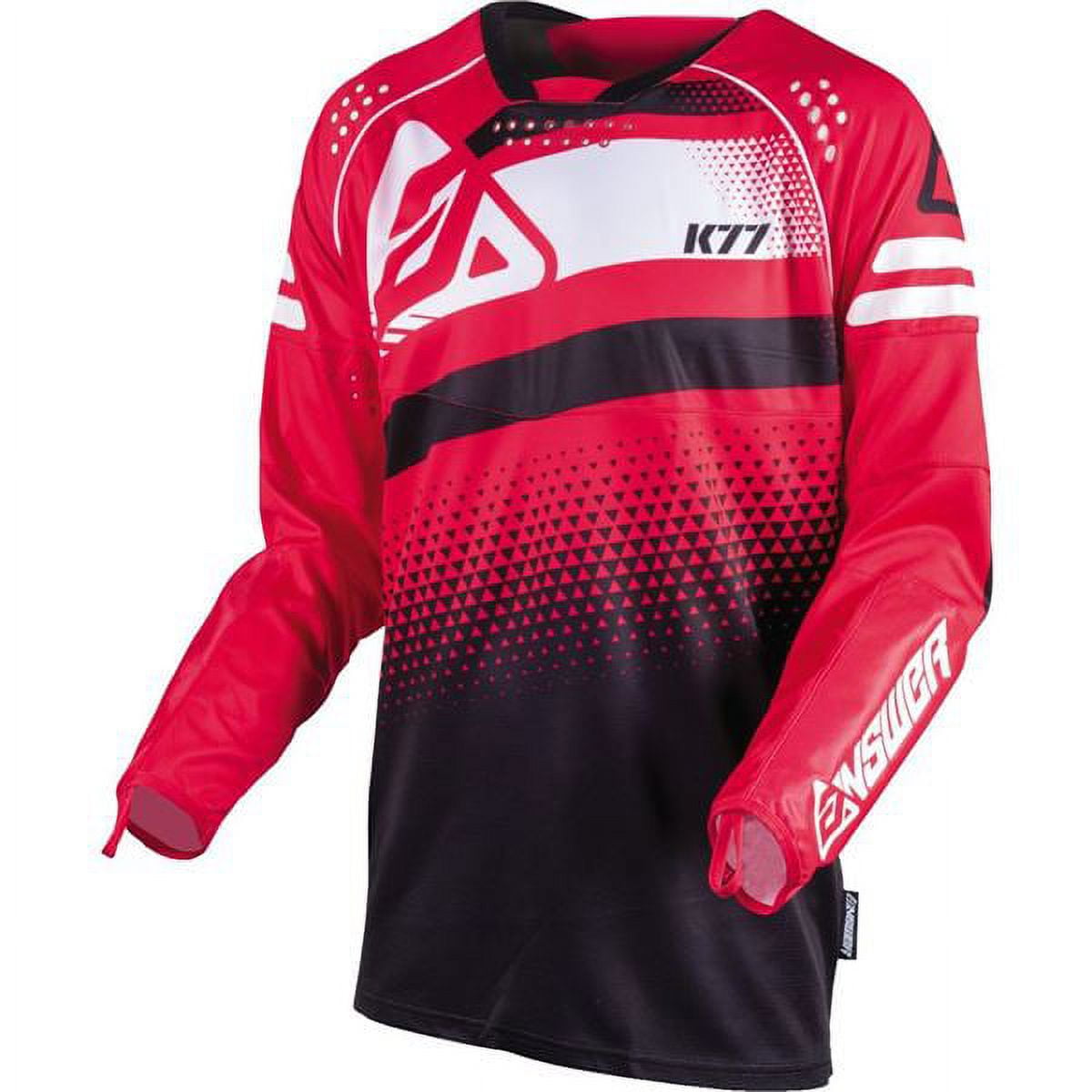 Answer Racing K77 Motocross Jersey - Red/Black, All Sizes - Walmart ...