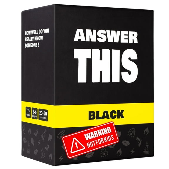 Answer This - How Well Do You Know Your Close Friends? - Hilarious Party Card Game for Adults