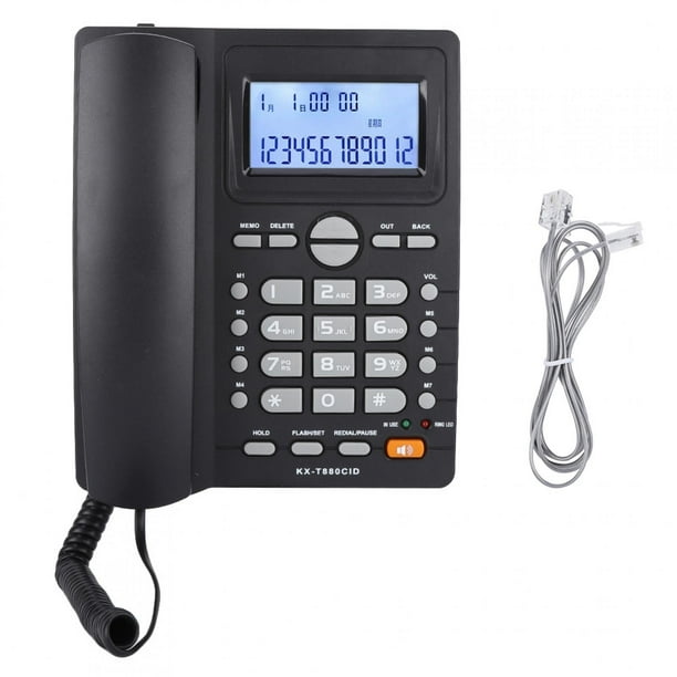 Answering Machine Clear Sound Corded Phone With Speakerphone For Telephone Home Calculator