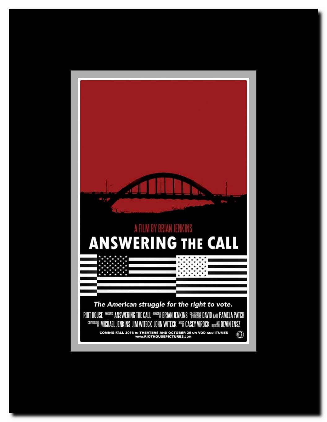 Answering the Call Framed Movie Poster