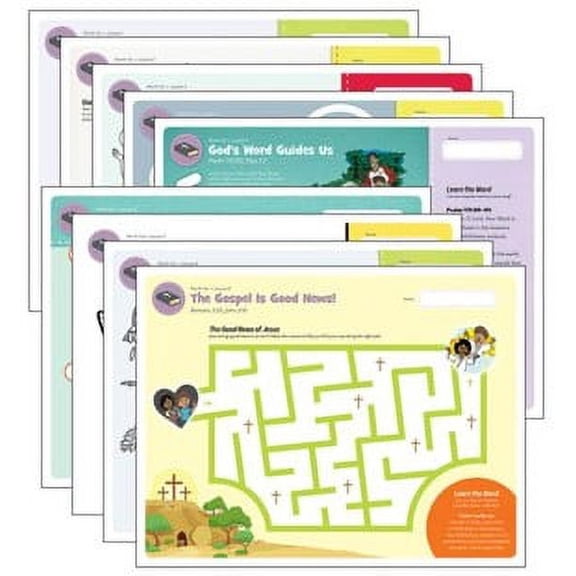 Answers Bible Curriculum Prek-1 Unit 1 Take Home Sheets (1 Pack; 2Nd Edition)