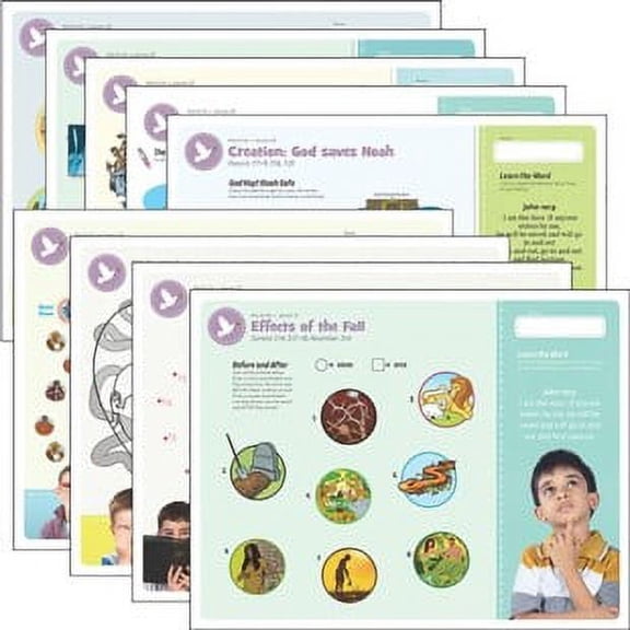 Answers Bible Curriculum Prek-1 Unit 3 Take Home Sheets (1 Pack; 2Nd Edition)
