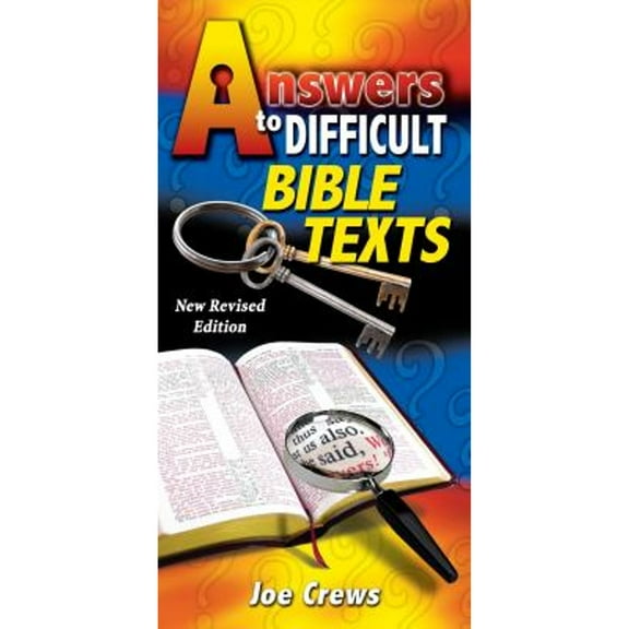 Pre-Owned Answers to Difficult Bible Texts (Paperback) by Joe Crews