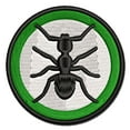 thumbnail image 1 of Ant Bug Applique Multi-Color Embroidered Hook & Loop Patch - 3.5 Inch Large, 1 of 5
