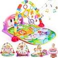 thumbnail image 1 of Ant Class Baby Gym Play Mat with Music and Piano, Baby Kick Toy, Tummy Time Mat, Activity Center Christmas Gift for Infants Toddlers,Pink, 1 of 8