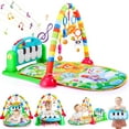 Ant Class Baby Play Mat with Music and Piano Baby Kick Toy Tummy Time