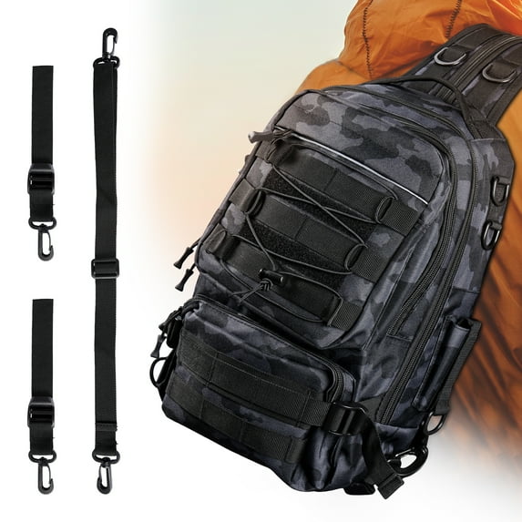 Ant Class Fishing Tackle Backpack Storage Bag, Outdoor Shoulder Backpack, Fishing Gear Bags with Rod Holder for Fishing Outdoor Sports Camping Hiking,Black Camo