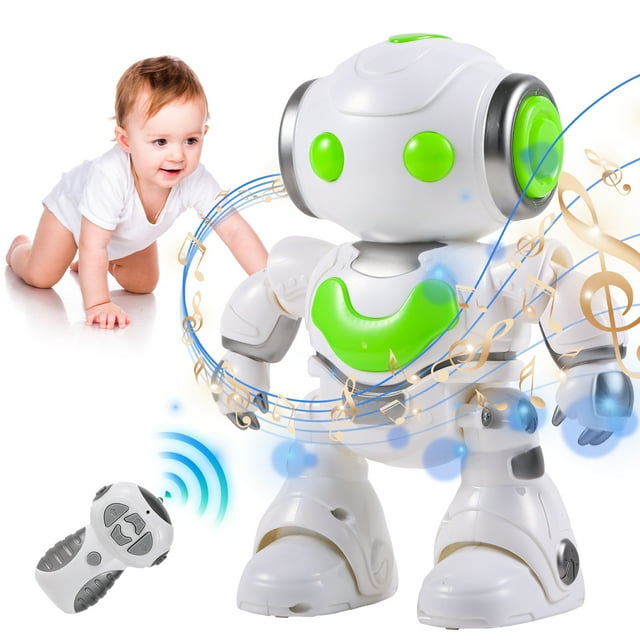 Ant Class Walking Dancing Robot Toys for Kids, RC Robot Toy with LED